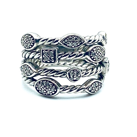 David Yurman Confetti Ring with Diamonds - Picture 3 of 9